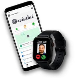 Wiesba WB76S NW - GPS Horloge Senior - Persoonlijke alarmen - Smartwatch voor Ouderen - alarm horloge ouderen - GPS Horloge Alzheimer - Valdetectie - Persoonlijk alarm — thumbnail 3