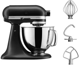 KitchenAid Artisan Mixer 5KSM125EBM Mat Zwart — thumbnail 1