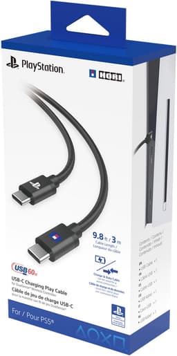 HORI - USB-C-oplaadkabel voor PlayStation® 5 DualSense™ draadloze controller - USB-C naar USB-C - Officieel gelicentieerd door Sony — thumbnail 4