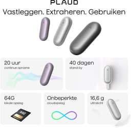 Plaud Notepin - LLM Empowered AI Voice Recorder - 64 gb intern geheugen - Sunset Purple — thumbnail 4