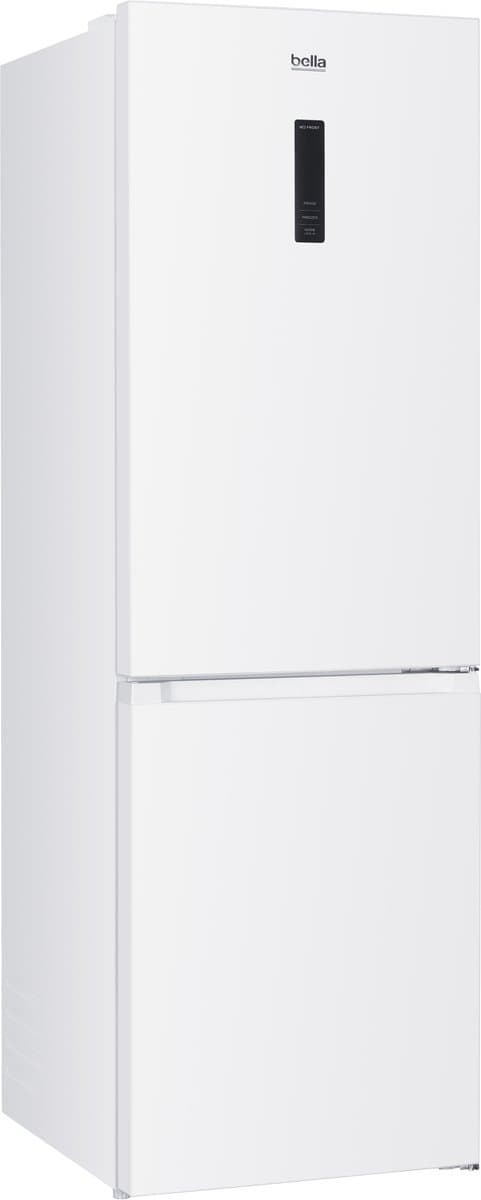 Bella BKGC340-NFD-040CW - Koelvriescombinatie - No Frost - Energielabel C - 337 Liter - Geschikt voor schuur - Wit- Zeer stil: 39DB - Supervriezen - koelvriescombinatie vrijstaand - koelvriescombinatie no frost — afbeelding 1