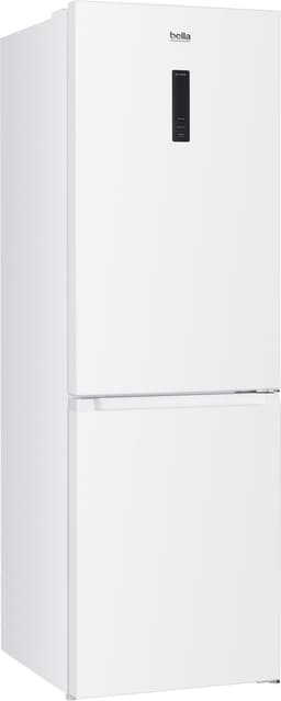 Bella BKGC340-NFD-040CW - Koelvriescombinatie - No Frost - Energielabel C - 337 Liter - Geschikt voor schuur - Wit- Zeer stil: 39DB - Supervriezen - koelvriescombinatie vrijstaand - koelvriescombinatie no frost — thumbnail 1