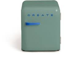 CREATE - Koelkast in retrostijl - Sage - Handvat Kobaltblauw - FRIDGE RETRO 48L — thumbnail 1
