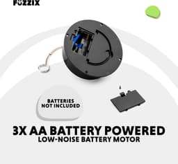 Fuzzix Discobal 30 cm - Met motor op batterijen en RGBW LED's — thumbnail 4