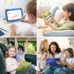C Idea KinderTablet 10 Inch - KinderTablet - Blauw - Android 15.0 - 64GB - 4GB RAM - 10000 mAh Batterij - Quad Core Processor - Met Smart Watch - Met Touchscreen Pen - Met Leuke Accessoires — thumbnail 3