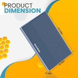 320GB Externe Harde Schijf 2,5 inch USB 3.0 Draagbare HDD Geheugenuitbreiding voor Mac, PC, Laptop, PS4, PS5 en Gameconsole - Blauw — thumbnail 2