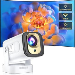 White-Label® Mini Beamer - Projector met Wifi - Bluetooth — thumbnail 1