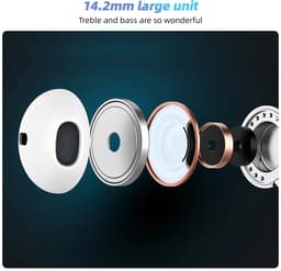 USB-C - Bedrade In-Ear Oordopjes - Met Microfoon - Voor Muziek - Voor iPhone en Android Gebruikers - Type C Model — thumbnail 2