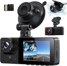 VIN® Dual Dashcam - Dashcam Voor Auto 1080p - Voor en Achter Camera – Inclusief 64GB SD-Kaart – Auto Camera Met Parkeerbewaking - Met Nachtzicht – G-Sensor — thumbnail 1