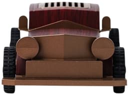 Retro Car Bluetooth Speaker - Vintage Auto Design - Bluetooth 5.3 - FM Radio - 5W - USB-C - TF-kaart - USB - AUX - Houtlook — thumbnail 3