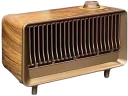 Retro Bluetooth Speaker met FM Radio - 10W Stereo - Bluetooth 5.4 - TWS - USB - TF - AUX - Houtlook — thumbnail 1