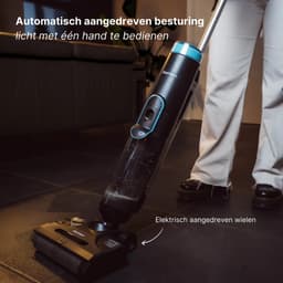 Sophitech DualClean Pro - Dweilstofzuiger 2-in-1 - Stofzuiger met Dweilfunctie - Nat & Droog - Zelfreinigend - Draadloos - Tot 40 min Accu — thumbnail 4