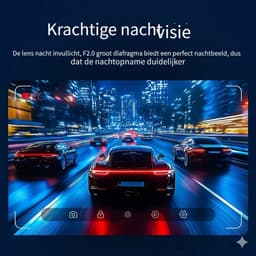 1080p Dashcam voor Auto met Infrarood Nachtzicht, Ingebouwde Audio, 32 GB Geheugenkaart, Loop Recording en Parkeermodus – Voertuigbeveiligingscamera voor Continu Bewaken — thumbnail 5