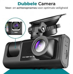 Dashcam met drie lenzen, dubbele opname voor en achter, 1080p Full HD (met 256 GB geheugenkaart) — thumbnail 2