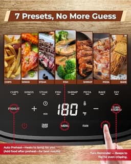 Compacte heteluchtfriteuse 3,7 liter met touchscreen en kijkvenster — thumbnail 3