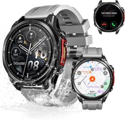DOOGEE Anywise W1 Pro -Militair smartwatch-AI spraakbesturing-5ATM-Dual band GPS-Offline kaarten-170 sportmodi-1,43 inch AMOLED-Fitnesstracker-Bellen en gebeld worden-18 dagen extra lange batterijduur-Zaklamp-Geschikt voor Android en iPhone — thumbnail 1