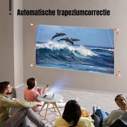 Quvo® Mini beamers - Projector - Mini beamer - Wit - 14cm x 11cm x 6cm — thumbnail 3