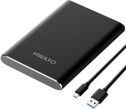 Draagbare Externe Harde Schijf 1 TB - USB 3.1 Gen 1 Type C Ultra Slim — thumbnail 1