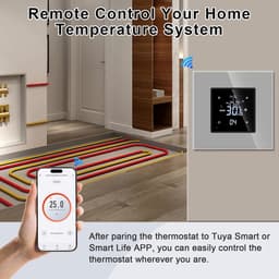 Slimme Thermostaat voor Elektrische Verwarming en Vloerverwarming – Spraakbesturing via Alexa & Google — thumbnail 4
