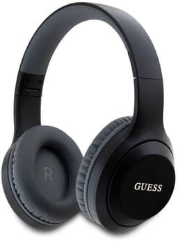 Guess Draadloze Koptelefoon - Classic Silver Logo Over-Ear Bluetooth Headphone - Zwart — thumbnail 5