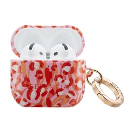 Selencia Case - Hoesje geschikt voor AirPods 4 / 4 met ANC / 5 / 5 met draadloze oplaadcase - Wild Spots Lipstick — thumbnail 1
