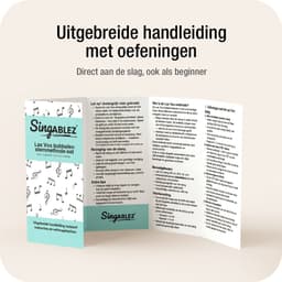 Singablez® Complete Lax Vox Set - Bubbelen Stemmethode - Originele Siliconen Slang - (35 cm) - Stem Zangslang - Slang Voor Zang - Bubbel Rietje - Samengesteld Door Zangcoach - Uitgebreide Handleiding — thumbnail 3
