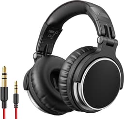 Solid DJ1 Over-ear DJ & Studio Koptelefoon - Inclusief USB-C Adapter, Microfoon & Draagtas - 3.5mm & 6.3mm Jack - Zwart — thumbnail 1
