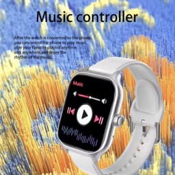 Sjika - Max Smartwatch – Inclusief Hoesje + Screen Protector – ECG, Bloeddrukmeting, SpO2, Hartslag & Slaapmonitor – Fitnesshorloge Voor Android & iOS – Multisport Modes - Grijs - Voor mannen en vrouwen - Perfect cadeau — thumbnail 5
