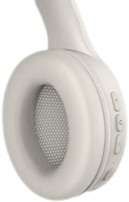 Aura RGB Bluetooth Koptelefoon - Over-Ear - Bluetooth 5.3 - 40 mm Deep Bass - Tot 25 uur Batterij - USB-C - AUX - Wit — thumbnail 4