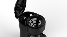 Westinghouse Koffiezetapparaat – Filterkoffie – Glazen Kan – 10 Koppen – Herbruikbare Filter – Filter-koffiezetapparaat – 1000W – Zwart — thumbnail 5
