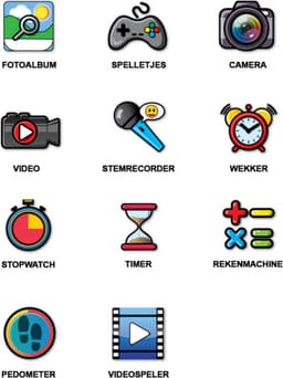 Accutime Harry Potter Smartwatch Kinderen - Selfie Camera, Foto & Video - Zwart — thumbnail 5