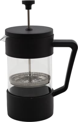 French press cafetière uit glas zwart 600ml — thumbnail 1
