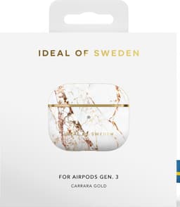 iDeal of Sweden AirPods Case Print Gen 3 Carrara Gold — thumbnail 3