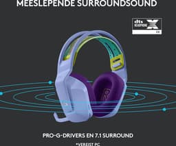 Logitech G733 LIGHTSPEED - Draadloze Gaming Headset - PS5/PS4 & PC - Lila — thumbnail 4