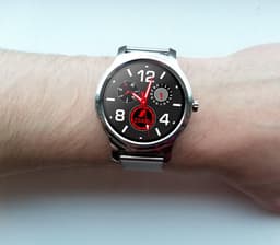 Belesy® SMART - Smartwatch Dames - Smartwatch Heren - Horloge - Stappenteller - Nederlandse handleiding - 1.3 inch - Kleurenscherm - Full Touch - Bluetooth Bellen - Zilver - Staal - Moederdag — thumbnail 5