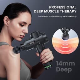 Massage Gun, Massage pistool Diep Weefsel voor Spieren met Krachtige Percussie Elektrisch Handbediend Massagepistool voor Spierontspanning — thumbnail 5