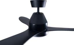 Plafondventilator Whitehaven Zwart incl. LED Ø 142cm — thumbnail 3