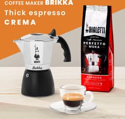 Bialetti Brikka Percolator 4 Kops – Espresso Maker met Cremalaag – Aluminium – Italiaanse Koffiezetter — thumbnail 4