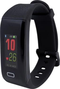 AT3 Activity Tracker - Stappenteller & Hartslagmeter - Met Slaapmonitor & Notificaties - Magnetisch Opladen - Ultra Lichtgewicht (24g) - Zwart — thumbnail 1