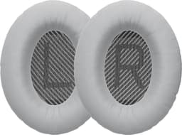 kwmobile 2x oorkussens geschikt voor Bose Quietcomfort 35 35II 25 15/QC35 QC35II QC25 QC15 - Earpads voor koptelefoon in zilver — thumbnail 1