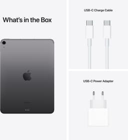 Apple iPad Air (2022) - 10.9 inch - WiFi + 5G - 64GB - Spacegrijs - 5e generatie — thumbnail 5