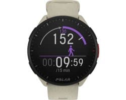 Polar Pacer - GPS Hardloophorloge - Cloud White - Maten S-L