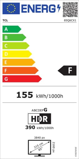 TCL 85Q6C - 85 inch - 4K QD-MiniLED - 2025 - Smart TV — thumbnail 2