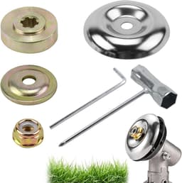 Allecto Plus - Reserveonderdelen grasmaaier: 6 stuks blade-adapter kit voor universele bosmaaier. Onderdelen voor strimmer en versnellingsbak met kraagmoer. Duurzaam en metalen. — thumbnail 1