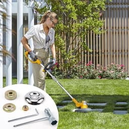 Allecto Plus - Reserveonderdelen grasmaaier: 6 stuks blade-adapter kit voor universele bosmaaier. Onderdelen voor strimmer en versnellingsbak met kraagmoer. Duurzaam en metalen. — thumbnail 5
