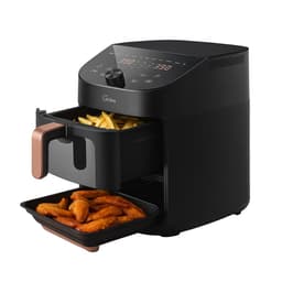 Heteluchtfriteuse – Airfryer – Luchtkoker - Friteuse - Elektrische Airfryer - Dubbele Lagen – Overlappend – Slimme Wifi – 11L – XL Capaciteit – Ruimtebesparend – Touch Display – Snelle Verwarming – Vetarm — thumbnail 1