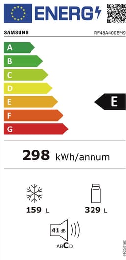 Samsung RF48A400EM9 - Amerikaanse koelkast - Vrijstaand - 488 l - E - Roestvrijstaal - No Frost — thumbnail 2