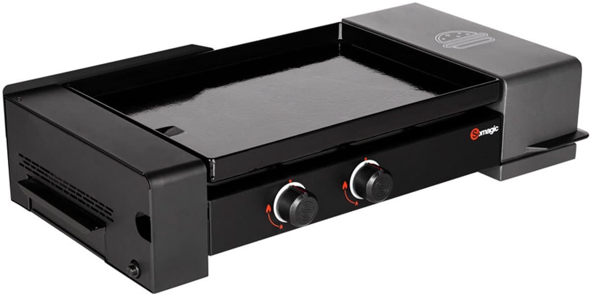 Gas bakplaat speciaal voor hamburger - 5,6kW — afbeelding 1