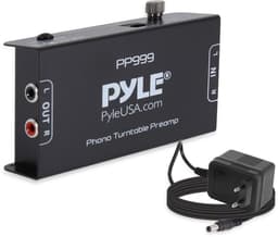 Pyle Phono Voorversterker voor Platenspeler - Mini Elektronische Audio Stereo Fonograaf Voorversterker met RCA Ingang, RCA Uitgang en Geluidsarme Werking — thumbnail 1