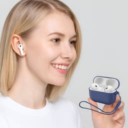 Studio Air® Airpods Hoesje Pro 3 Siliconen Case - Royal Blue - Hooked - Soepel Airpod Hoesje voor Airpods Pro 3 (2025) — thumbnail 4